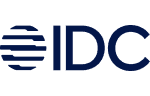IDC logo with black globe